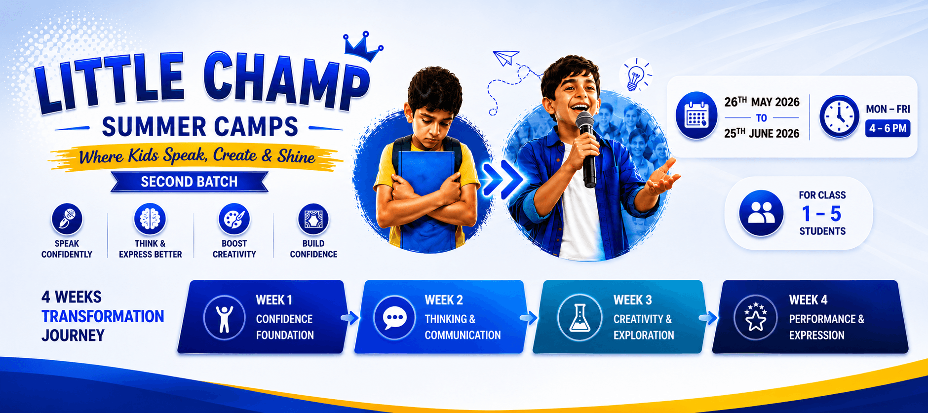 K2S summer camp banner